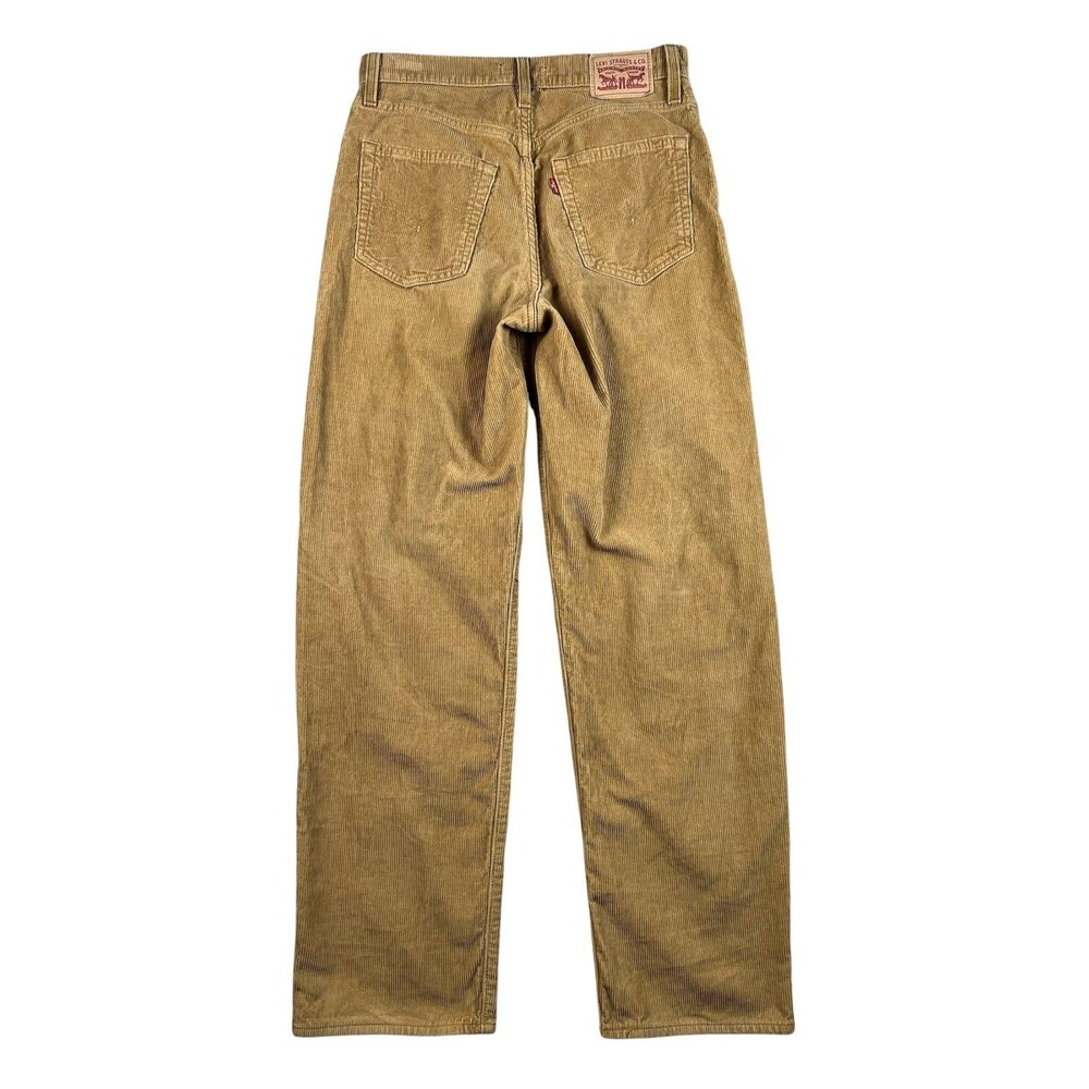Levis Women's '94 Baggy Mid-Rise Corduroy Jeans Camel  Size 26  Boho Skater - Picture 4 of 15